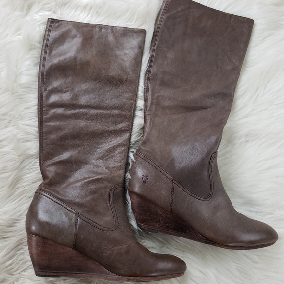 Frye Brown Missy Tall boots size 11M - Picture 2 of 7
